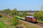 Baureihe 227/698095/am-27042020-war-clr-227-004 Am 27.04.2020 war CLR 227 004 mit dem Flachwagenzug DGV 94162 von Stendal nach Berlin Lichtenberg unterwegs.