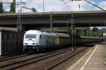 BR 223/353494/223-158-7-pct---private-car 223 158-7 PCT - Private Car Train GmbH mit einem ARS Altmann Autotransportzug, bei der Durchfahrt in Hamburg-Harburg und fuhr in Richtung Maschen weiter. 12.07.2014