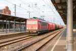 baureihe-155/519817/155-060-7-db-cargo-mit-dem 155 060-7 DB Cargo mit dem Kalizug GC 60640 von Baalberge nach Wismar in Stendal. 22.09.2016