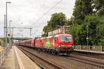 baureihe-193-vectron/615846/193-310-0--193-315-9-db 193 310-0 & 193 315-9 DB Cargo mit dem leeren Erzzug von Ziltendorf nach Hamburg in Friesack. 19.06.2018