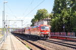 baureihe-193-vectron/618542/193-327-4--193-315-9-db 193 327-4 & 193 315-9 DB Cargo mit dem leeren Erzzug von Ziltendorf nach Hamburg in Friesack. 07.07.2018