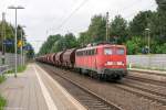 BR 139/451159/139-132-5-db-schenker-rail-deutschland 139 132-5 DB Schenker Rail Deutschland AG mit einem Kalizug in Bienenbüttel und fuhr weiter in Richtung Uelzen. 04.09.2015
