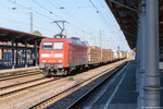 BR 145/518906/145-007-1-db-cargo-mit-dem 145 007-1 DB Cargo mit dem Einzelwagenzug EZ 51663 in Stendal und fuhr weiter in Richtung Wolfsburg. 15.09.2016