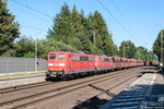 BR 151/514462/151-094-0--151-095-7-db 151 094-0 & 151 095-7 DB Cargo mit einem Erzzug von Hamburg nach Salzgitter-Peine in Bienenbüttel. 19.08.2016