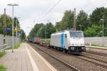 br-186-private/451162/186-433-9-railpool-gmbh-fuer-metrans 186 433-9 Railpool GmbH für METRANS Rail s.r.o. mit einem Containerzug in Bienenbüttel und fuhr weiter in Richtung Uelzen. 04.09.2015