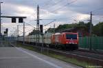 br-189-private/200032/wle-81-189-801-4-wle-- WLE 81 (189 801-4) WLE - Westflische Landes-Eisenbahn GmbH mit dem Warsteiner Bierzug nach Grobeeren, in Rathenow. 30.05.2012 
