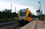 br-646-stadler-gtw-private/362678/vt-646041-646-041-3-odeg-- VT 646.041 (646 041-3) ODEG - Ostdeutsche Eisenbahn GmbH hatte sich in Rathenow an den VT 646.044 (646 044-7) gekoppelt und fuhren dann nach Eberswalde ins BW. 25.08.2014