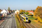br-646-stadler-gtw-private/460441/vt-646044-646-044-7-odeg-- VT 646.044 (646 044-7) ODEG - Ostdeutsche Eisenbahn GmbH als RB51 (RB 68859) von Rathenow nach Brandenburg Hbf in Premnitz. 27.10.2015