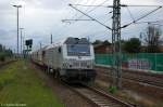BB 75000/206712/75103-akiem-fuer-ecr---euro 75103 AKIEM fr ECR - Euro Cargo Rail SAS mit einem Getreidezug in Rathenow und fuhr in Richtung Wustermark weiter. 03.07.2012